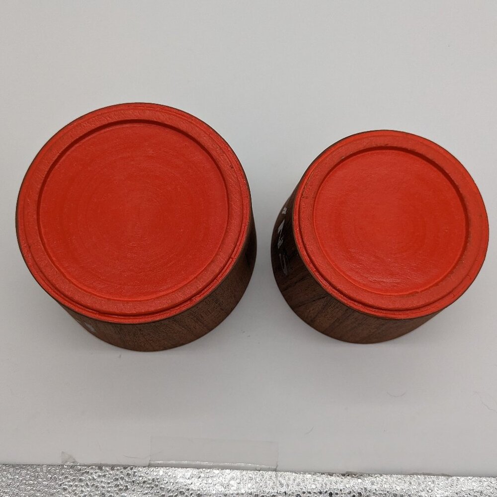 Vintage Nuts Snacks Pretzels Potato Chips Retro Containers Missing Lids Wear - Picture 7 of 11